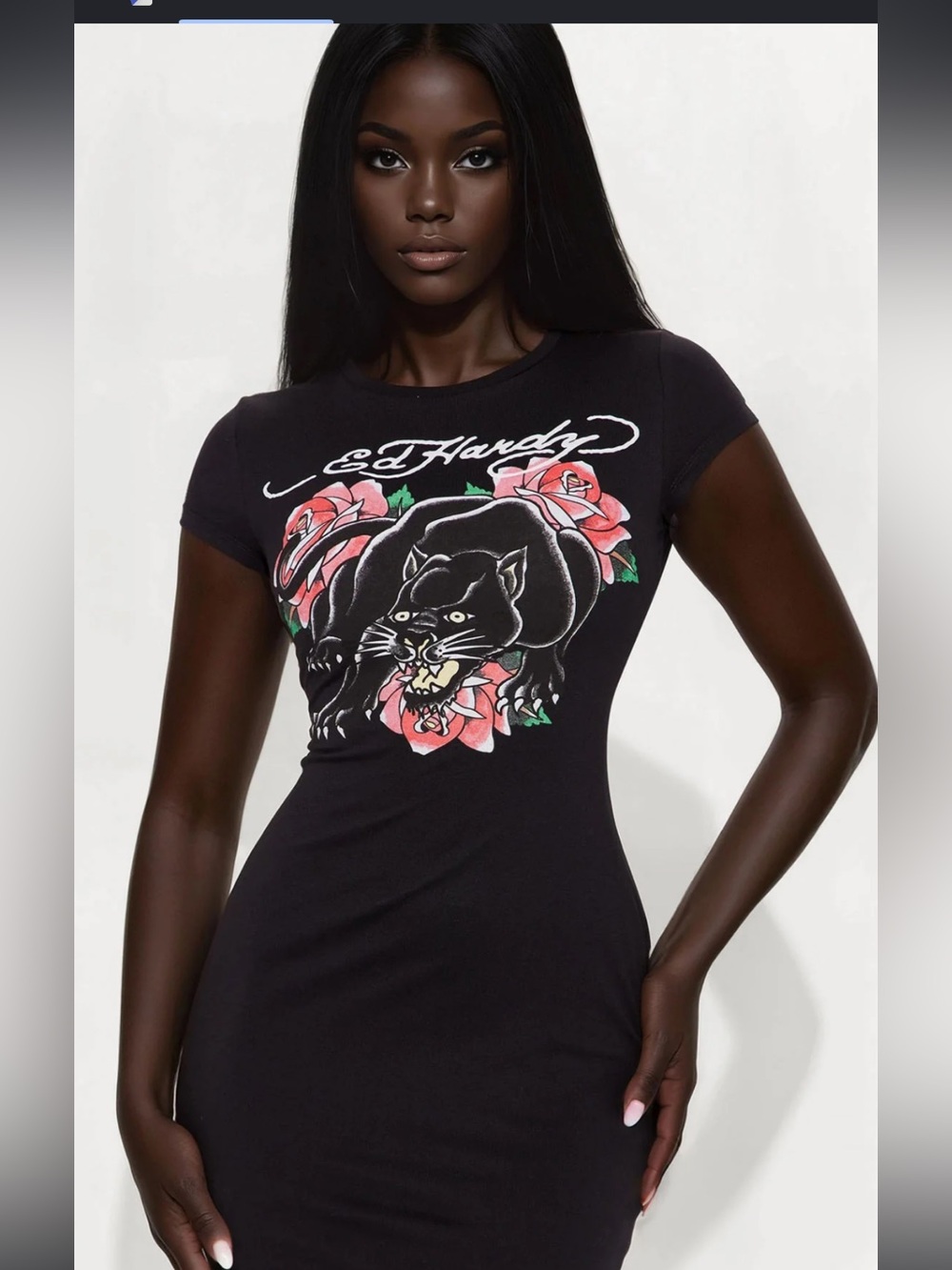 Ed Hardy T-shirt mini dress